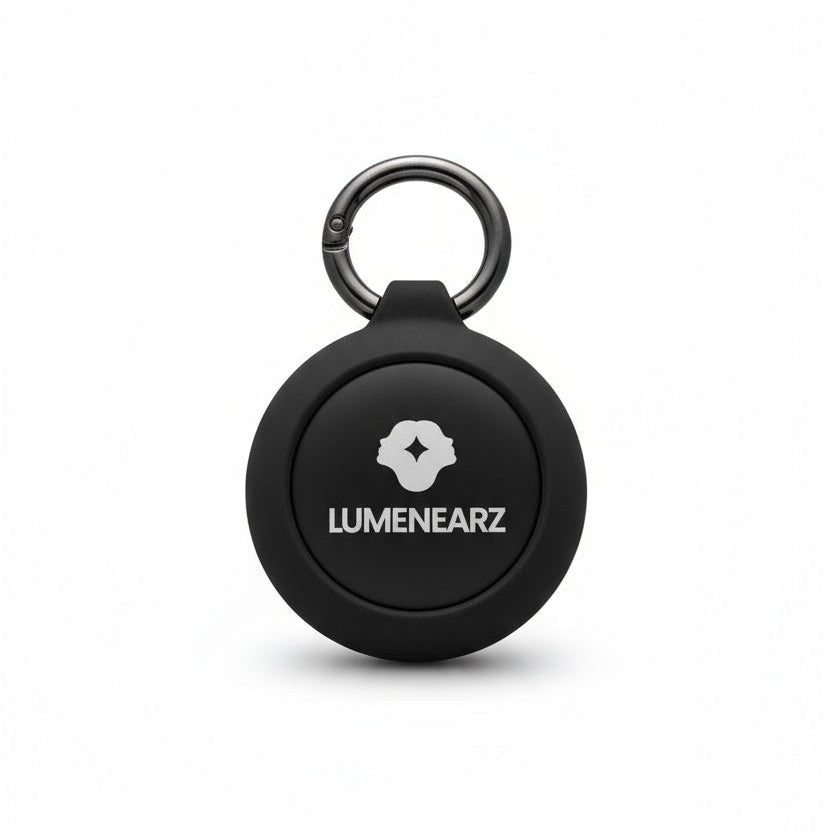LUMENEARZ Aura HiFi Concert Rave Music Earplug Keychain Carrying Case