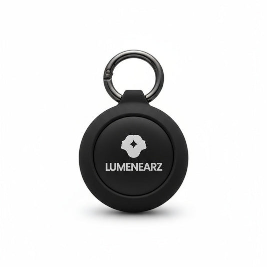 LUMENEARZ Aura HiFi Concert Rave Music Earplug Keychain Carrying Case